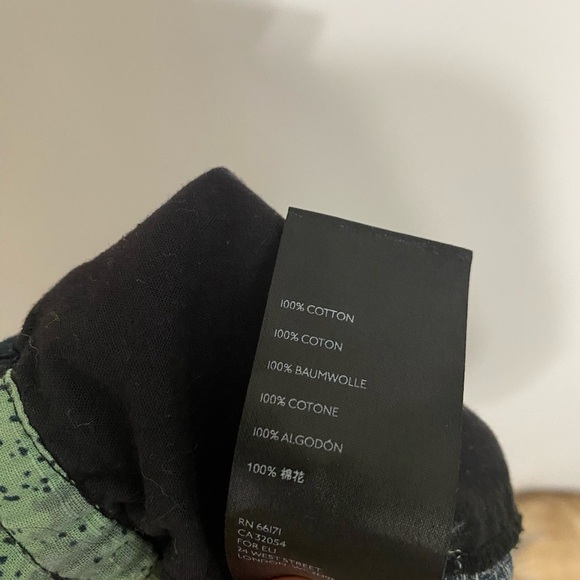 Urban Outfitters Blue and Green Patterned Athletic Shorts - Picture 5 of 5